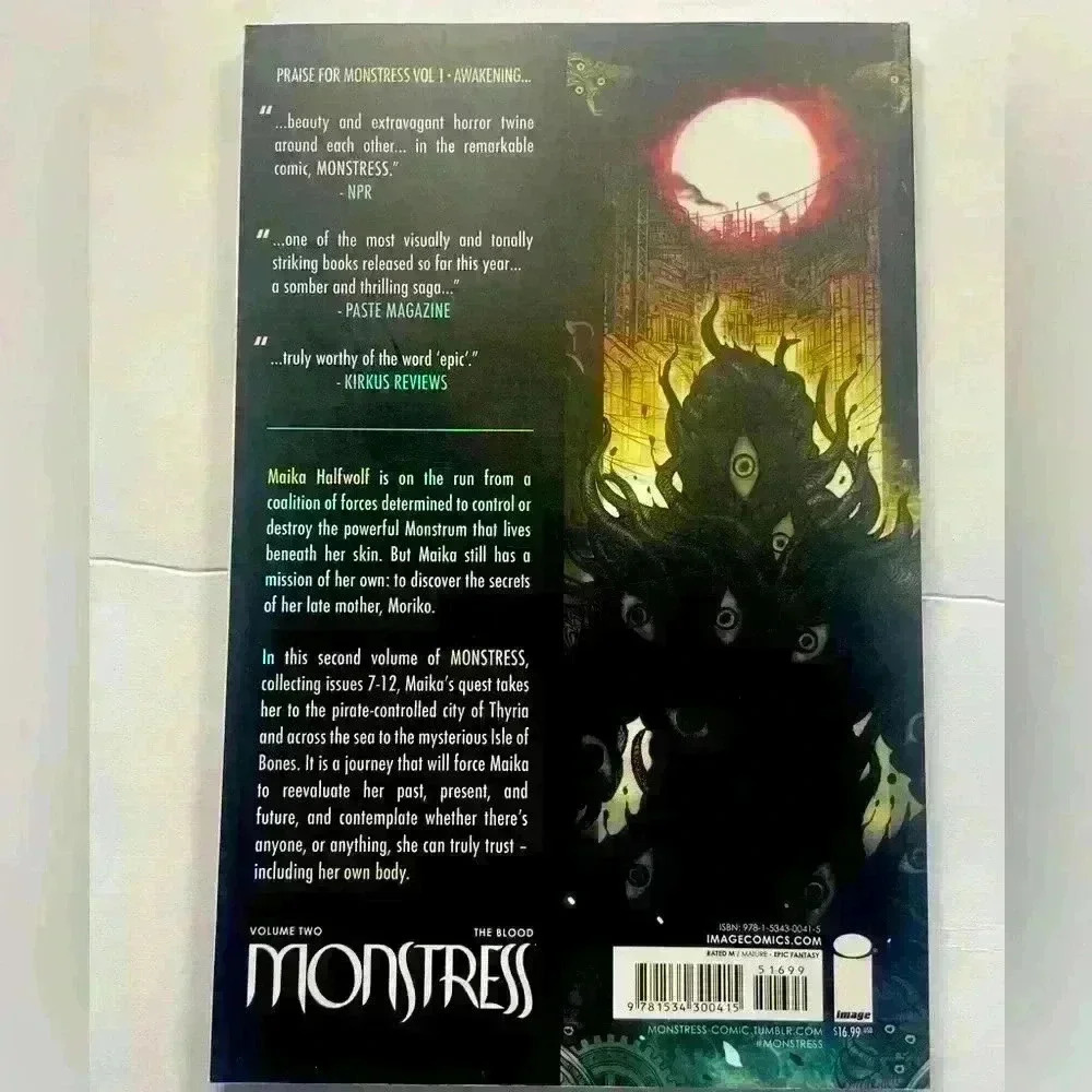 New Monstress, Volume 2: The Blood IMAGE Graphic Novel comic book - Picture 3 of 4
